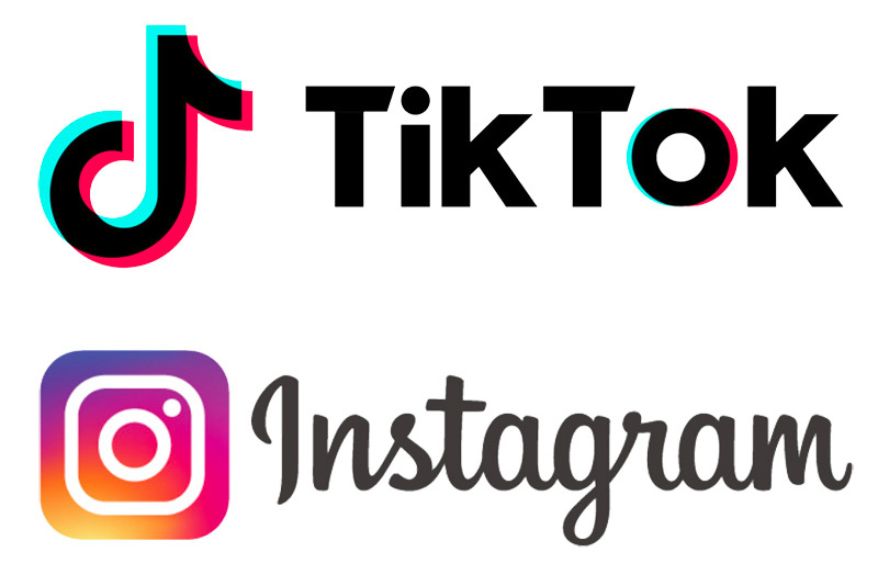 Ticktokとインスタグラムの新アカウントが出来ました。
