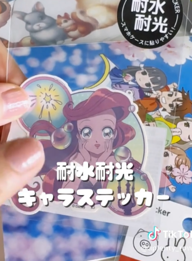 ✨キャラクターいっぱいのステッカーシール🎶TikTok更新しました！